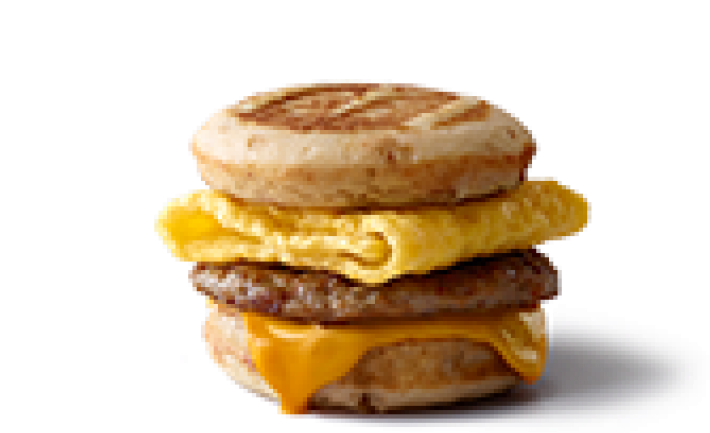 Image Source - Mcdonald's - - Sausage Egg Mcgriddle Clipart (764x432), Png Download