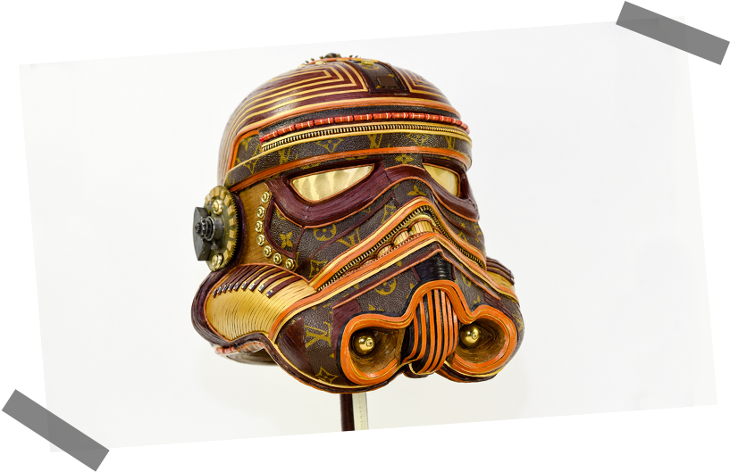 This Artist Gives Your Speedy A Star Wars Facelift - Sleep Mask Clipart (900x532), Png Download