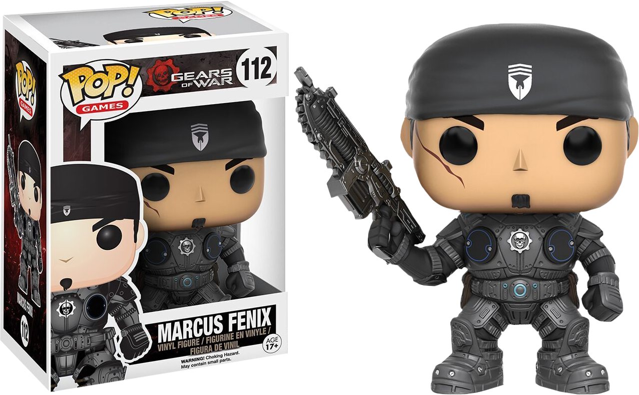 Funko Pop Marcus Fenix Clipart (1277x789), Png Download