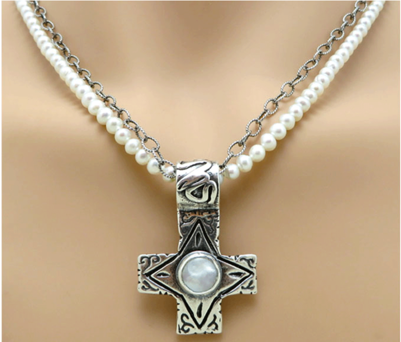 Mother Of Pearl Equality Necklace Custom Jewelry - Locket Clipart (1000x667), Png Download