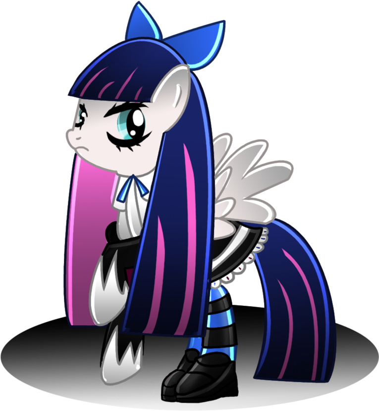 Panty And Media, Media De La With Garterbelt Fondo - Mylittlepony Clipart (900x853), Png Download