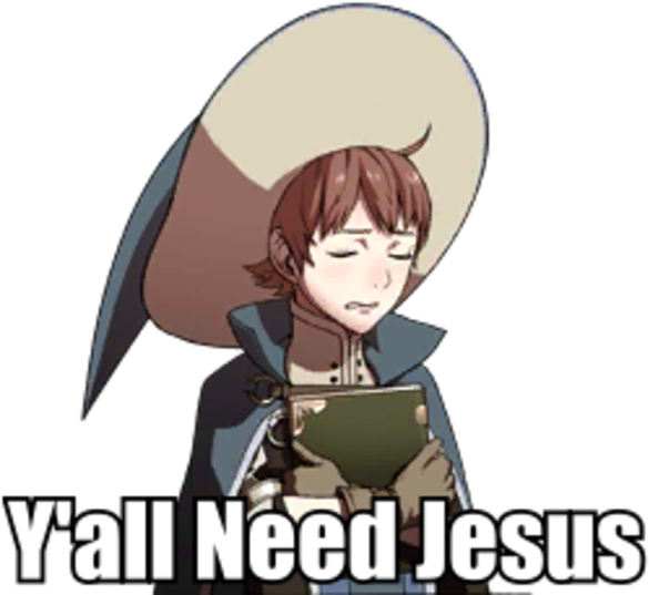 Y'all Need Jesus - Cute Hamster Memes Clean Clipart (600x600), Png Download