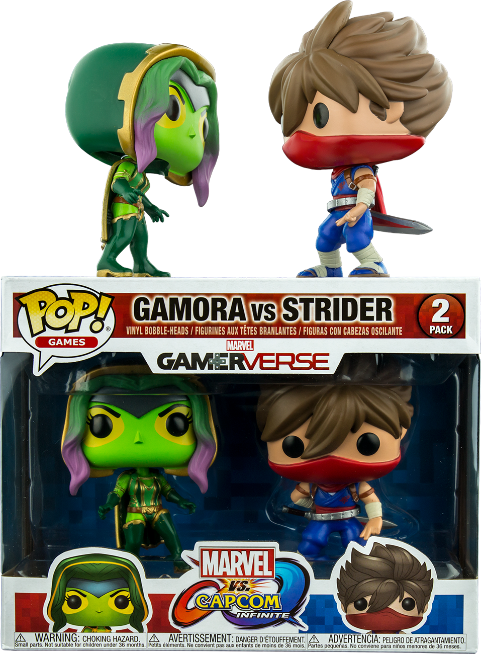 Marvel - Gamora Vs Strider Pop Clipart (957x1300), Png Download