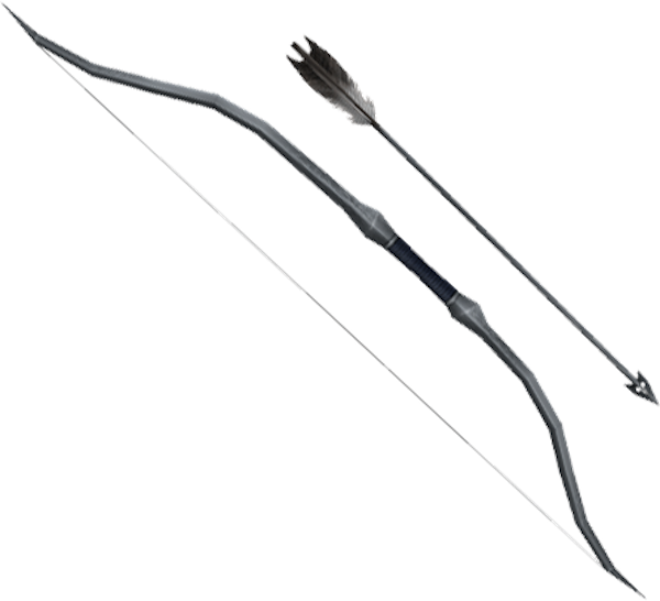 Silver Bow And Arrow Apollo , Png Download - Silver Bow And Arrow Apollo Clipart (600x546), Png Download