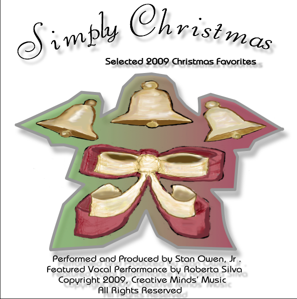 Simply Christmas - Satin Clipart (593x598), Png Download