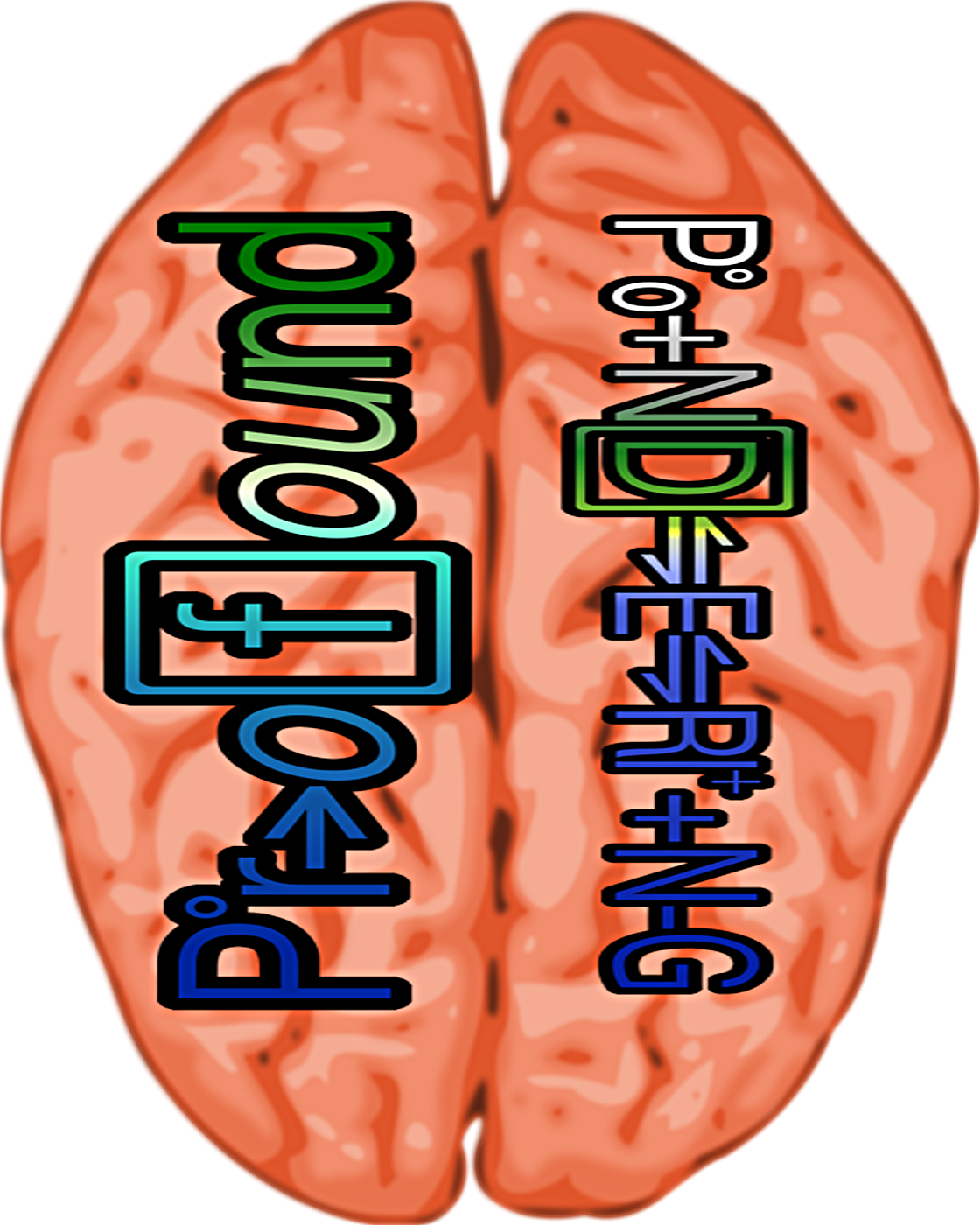 Would You Rather Be Smart Or Lucky - Brain Clip Art - Png Download (1120x1400), Png Download
