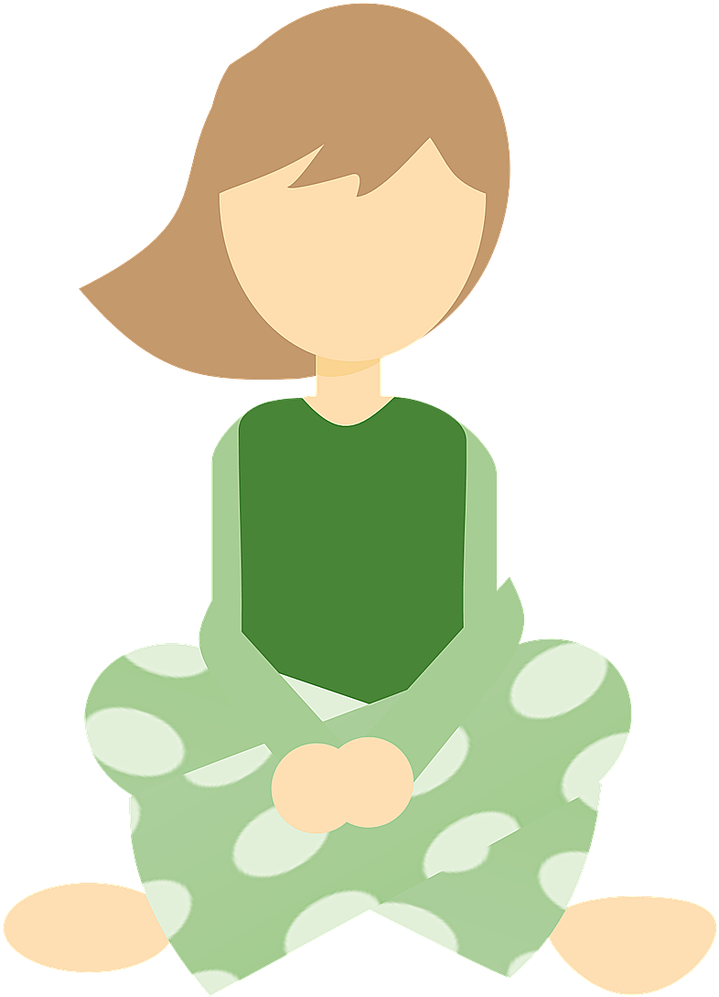 No More Baby Pajamas - Cross Legged Sitting Cartoon Clipart (1920x1156), Png Download