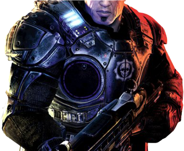 Gears Of War 2 Marcus Clipart (640x480), Png Download