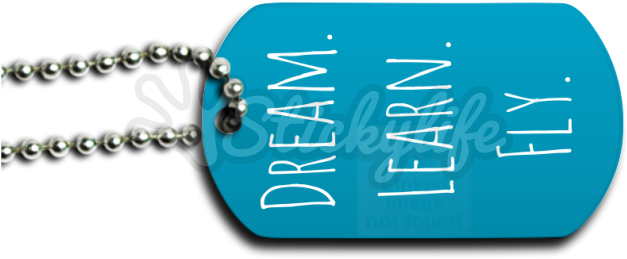 Flying Club Dog Tag - Chain Clipart (940x587), Png Download