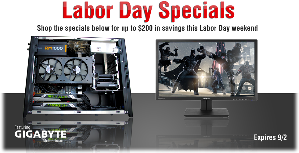 Labor Day Sales Event - Gigabyte Clipart (980x504), Png Download