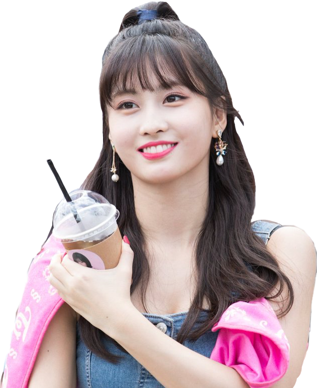 #momotwice #twice #japan #girl #kpop #momo #jyp #freetoedit - Twice モモ ハーフ アップ Clipart (631x773), Png Download