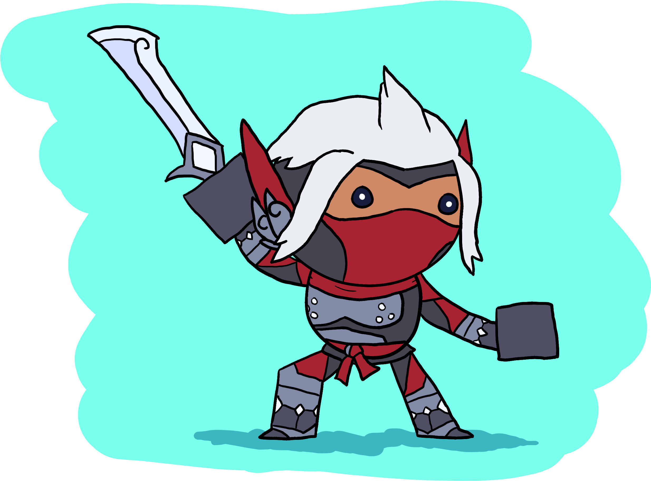 Kunoichi Val - Clunse Val Clipart (2478x1882), Png Download