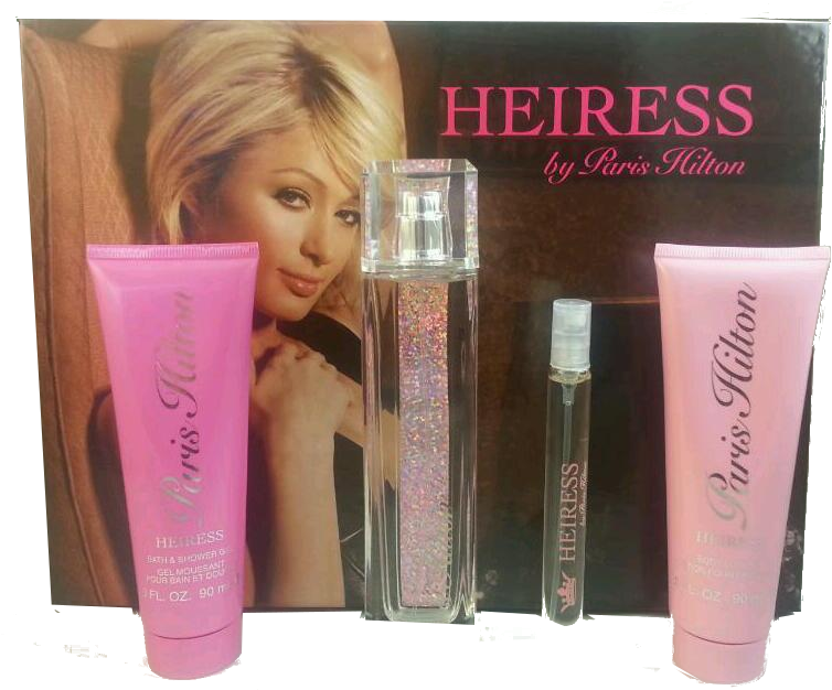 Perfume Paris Hilton En Set - Paris Hilton Heiress Clipart (761x635), Png Download