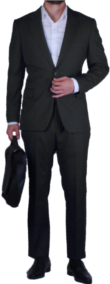 Black Cashmere Wool Suit Suit Image - Tuxedo Clipart (550x950), Png Download