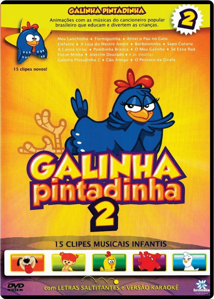 Dvd A Galinha Pintadinha Galinha Pintadinha Som Livre Clipart Large Size Png Image Pikpng