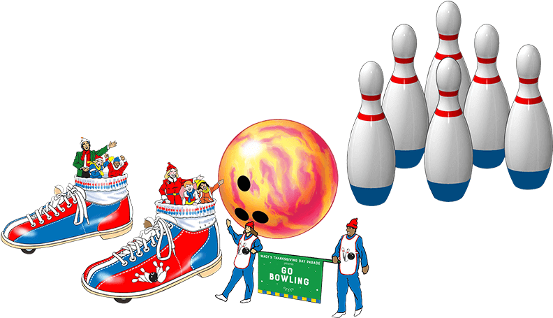 Image Go Bowling™ - Ten-pin Bowling Clipart (800x800), Png Download