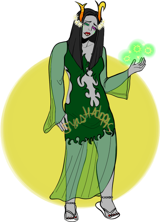 And Her Lil Flower Crown Cartoon Clipart Large Size Png Image PikPng