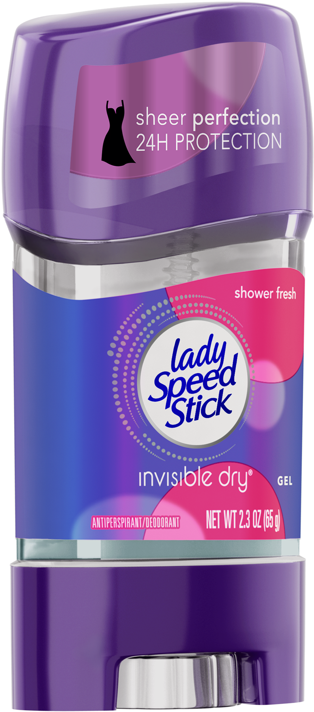 Lady Speed Stick Antiperspirant Deodorant, Shower Fresh, - Plastic Bottle Clipart (2500x2500), Png Download