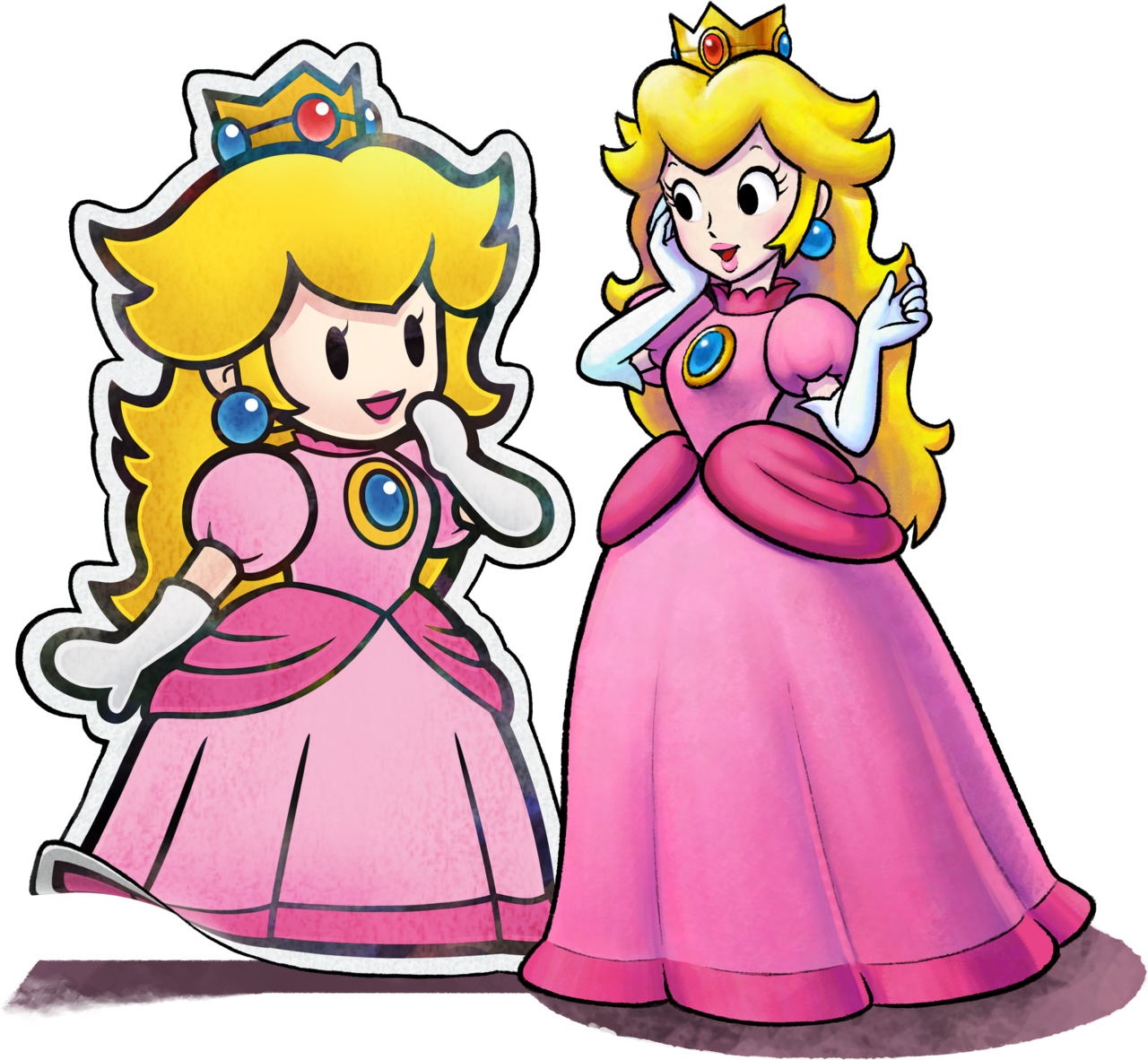 Super Mario Wiki, The Mario Encyclopedia - Mario Y Luigi Paper Jam Clipart (1280x1182), Png Download