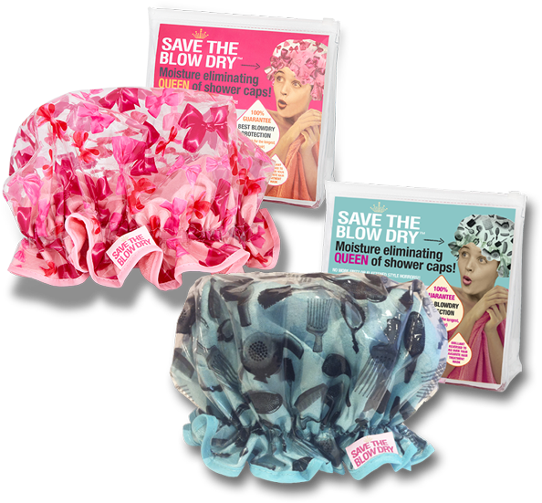 Shower Cap With Pack Ani - Blow Dry Cap Clipart (628x560), Png Download