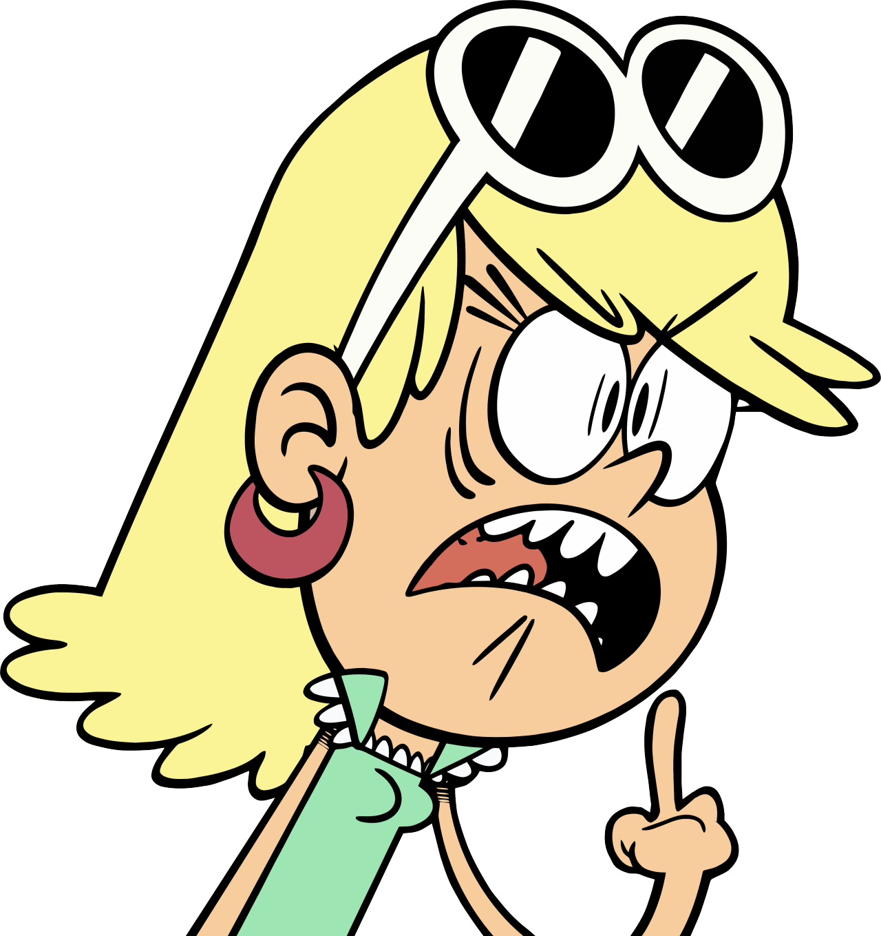 View Samegoogleiqdbsaucenao Image , - Loud House Leni Angry Clipart (1280x1359), Png Download