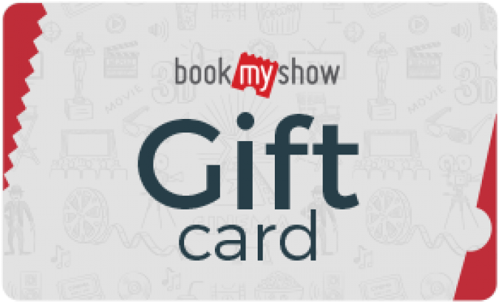 Rs 500 Bookmyshow Gift Card - Bookmyshow Clipart (700x700), Png Download