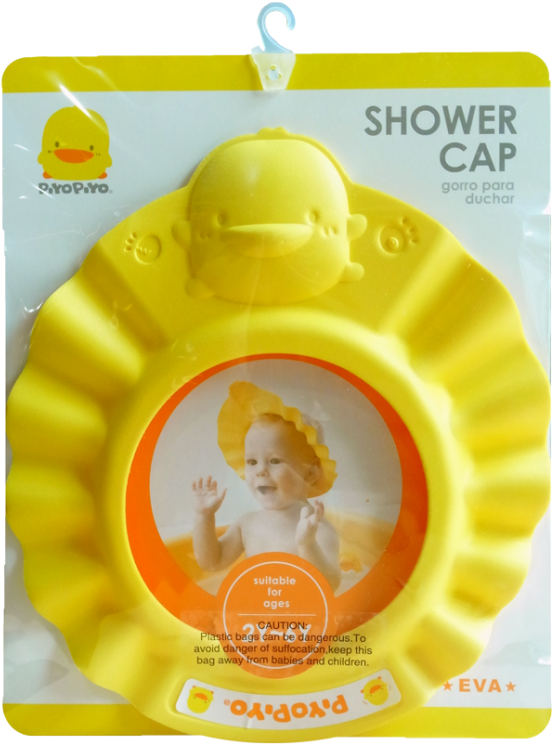 Piyo Piyo Shampoo Shower Cap - Circle Clipart (650x803), Png Download