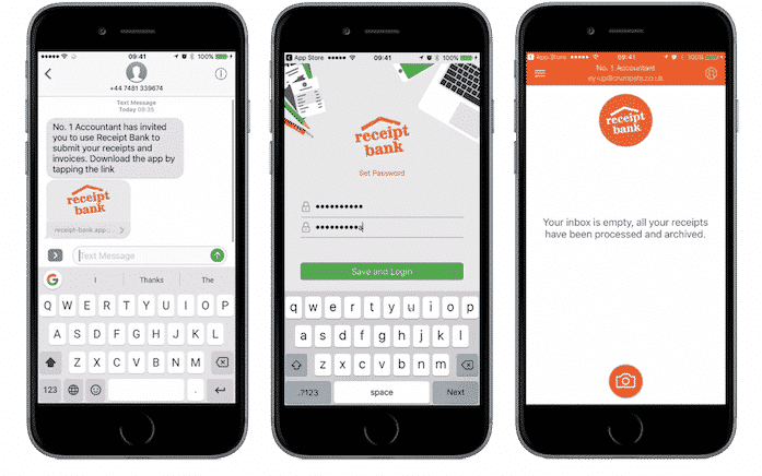 Sms Send Blog - Receipt Bank Mobile App Clipart (700x449), Png Download