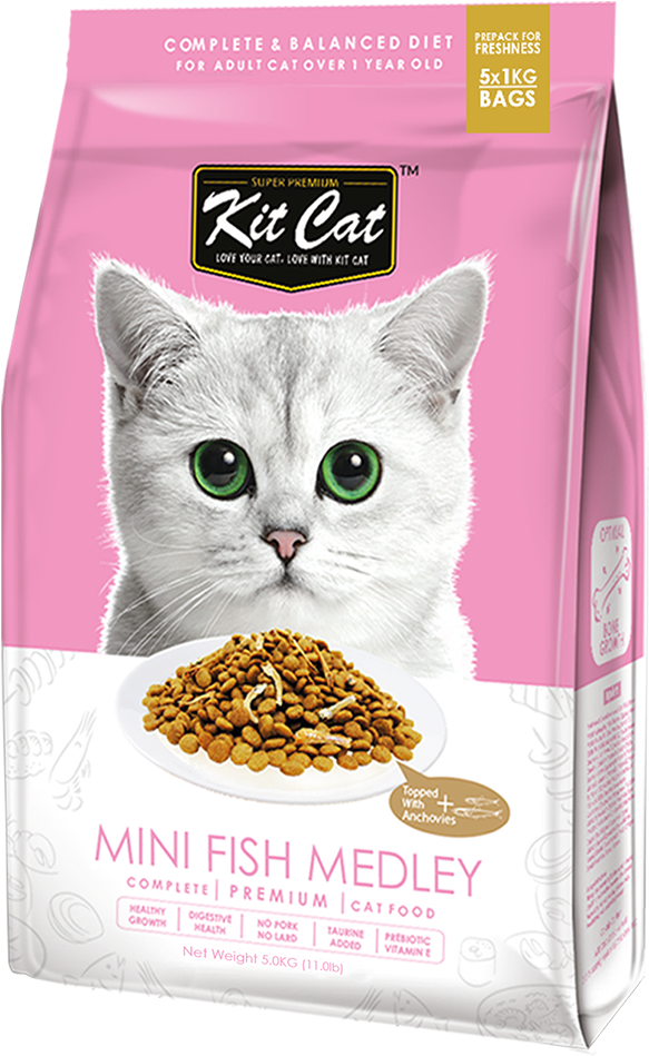 Kit Cat Dry Cat Food Clipart (1000x1000), Png Download