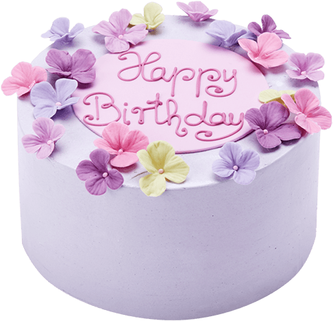 Happy Birthday November - Png Birthday Cake Purple Clipart (874x485), Png Download