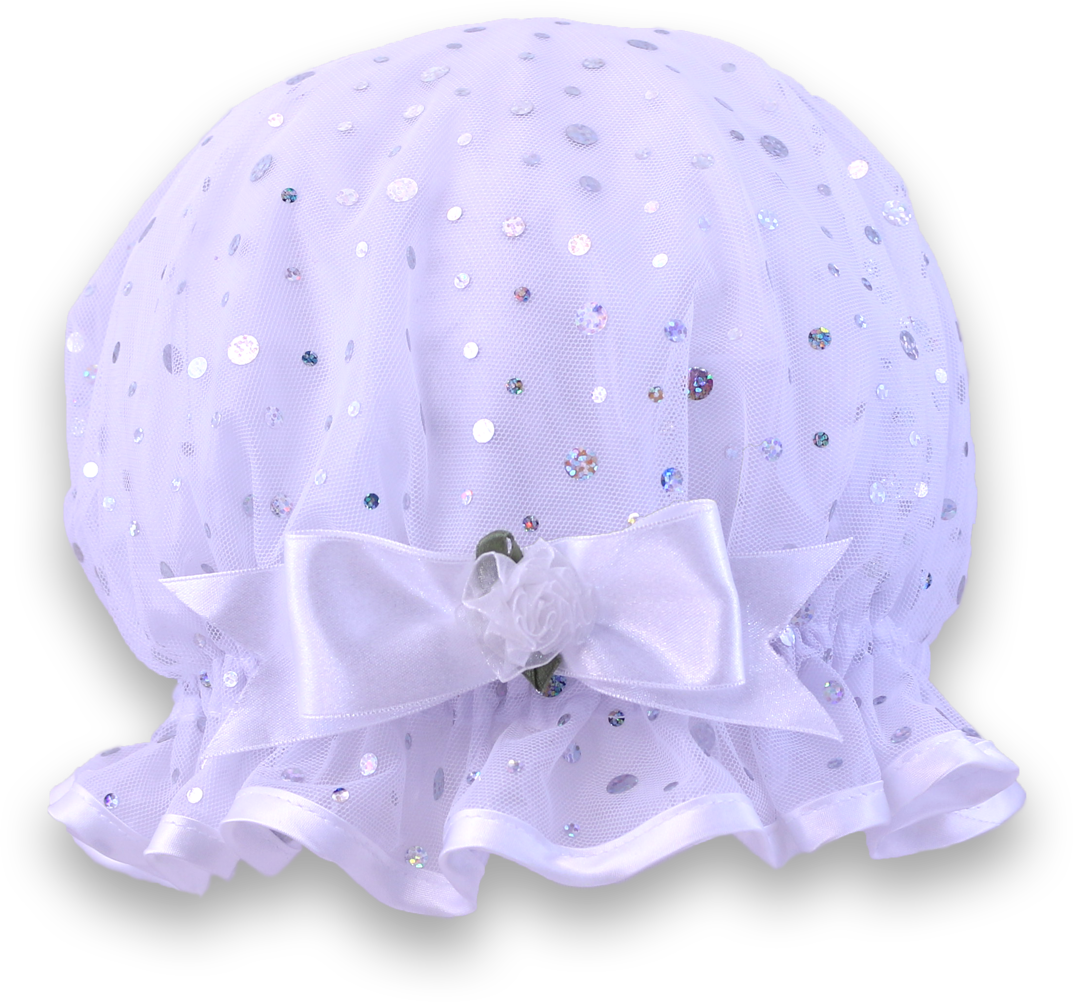 White Shower Cap - Beanie Clipart (2850x2850), Png Download