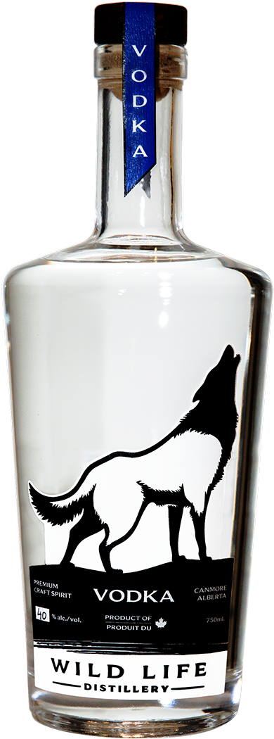 Vodka Bottle From Wild Life Distillery In Canmore - Wild Life Vodka Clipart (840x1260), Png Download