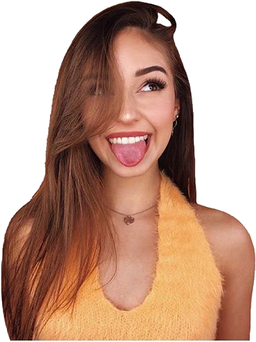 Gorgeous Thalia Bree 💓 - Png Niche Meme Girl Clipart (750x580), Png Download