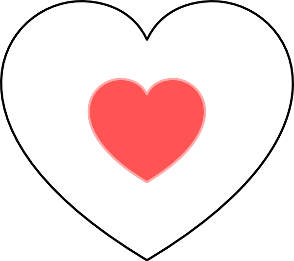 Red Heart 3 Png - Heart Clipart (600x534), Png Download