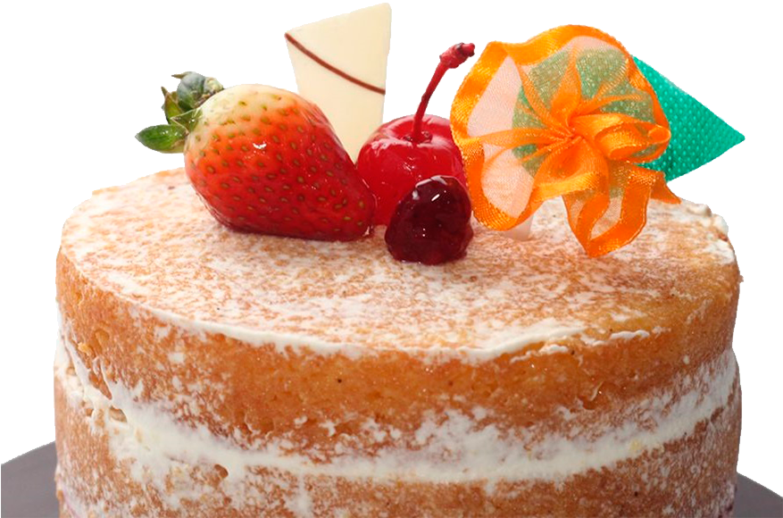 Torta Naked De Las Tres Leches - Fruit Cake Clipart (900x900), Png Download