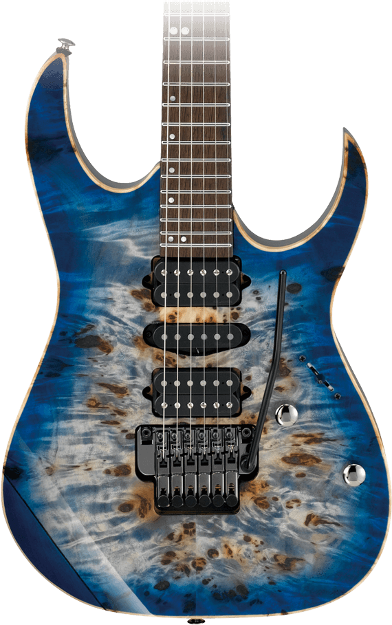 Electric Guitar Pictures - Ibanez Rg1070pbz Blue Clipart (915x915), Png Download