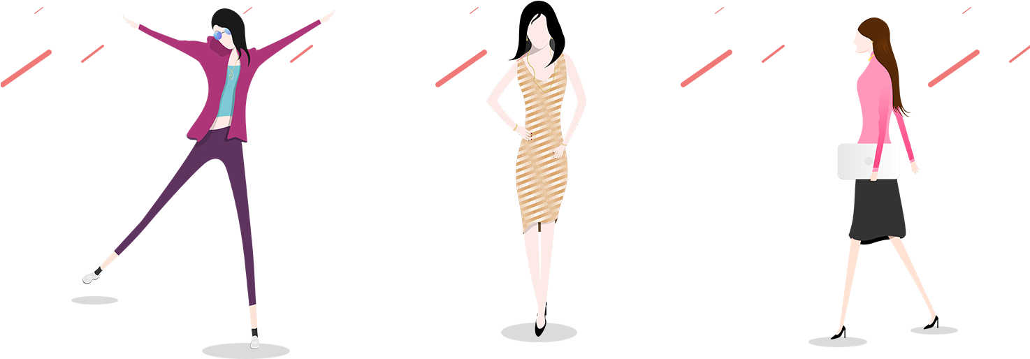 Girl Clipart (1473x560), Png Download