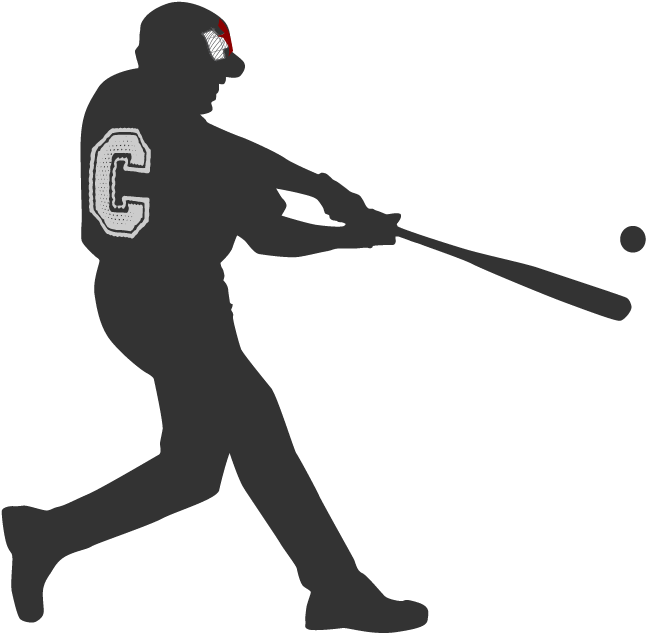 Free Baseball Player Silhouette Batting Png - Baseball Players Black And White Clipart (800x693), Png Download