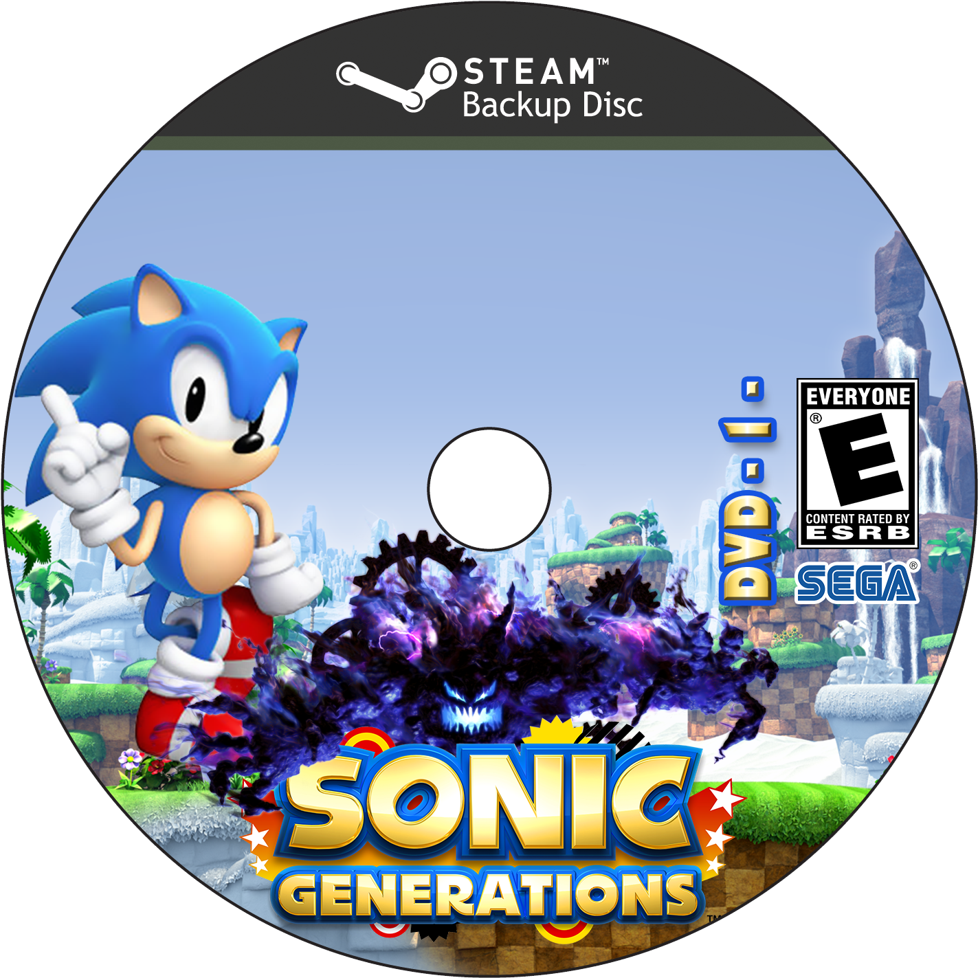 Sonic Generations Clipart (1422x1442), Png Download