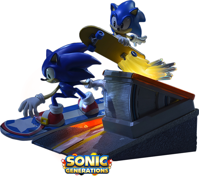 Sonic The Hedgehog - Sonic Generations Clipart (701x618), Png Download