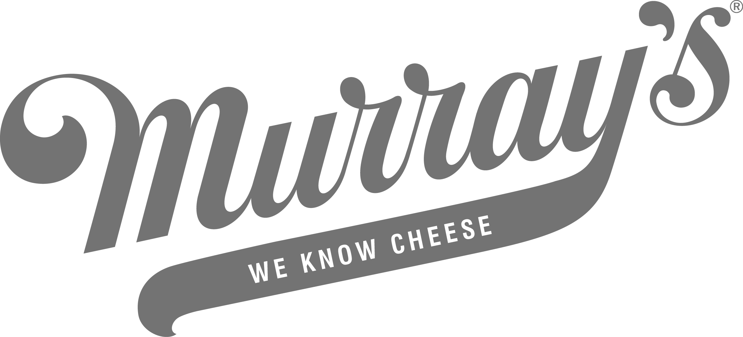 Logo Netsuite Bw - Murray's Cheese Shop Logo Clipart (2428x1102), Png Download