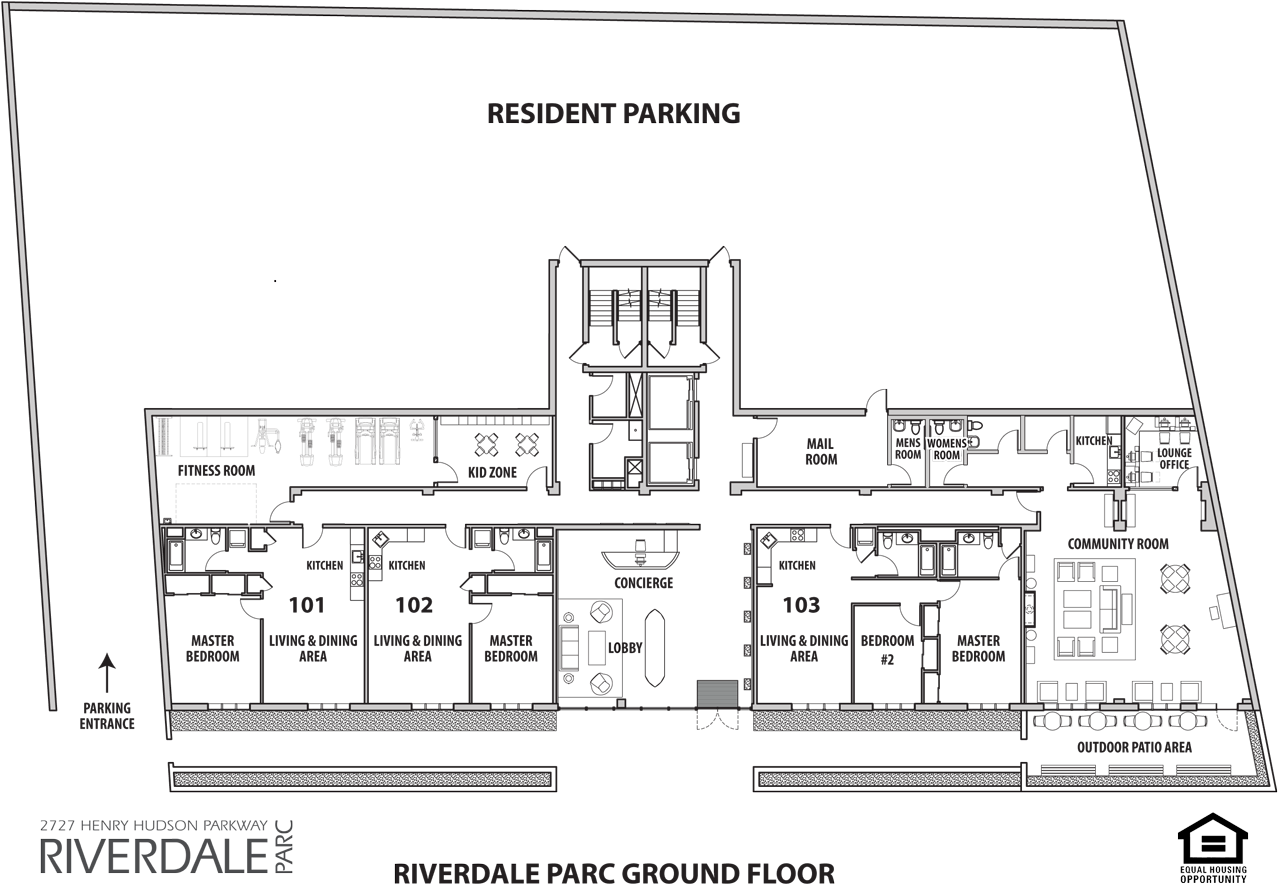 Floor Plan Clipart (1280x897), Png Download