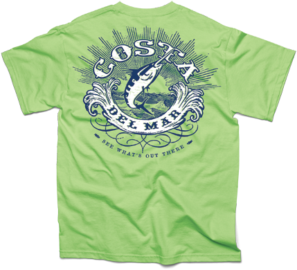 Costa Del Mar - Active Shirt Clipart (700x403), Png Download