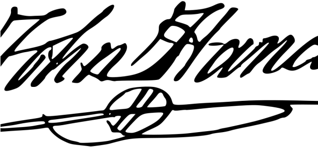 Declaration Of Independence Clipart John Hancock - John Hancock Signature - Png Download (640x480), Png Download