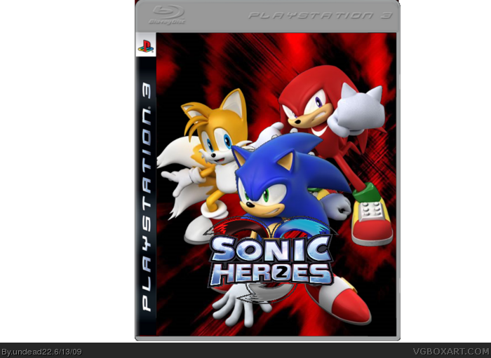 Sonic Heroes 2 Box Art Cover - Sonic Heroes 2 Playstation 3 Clipart (700x511), Png Download