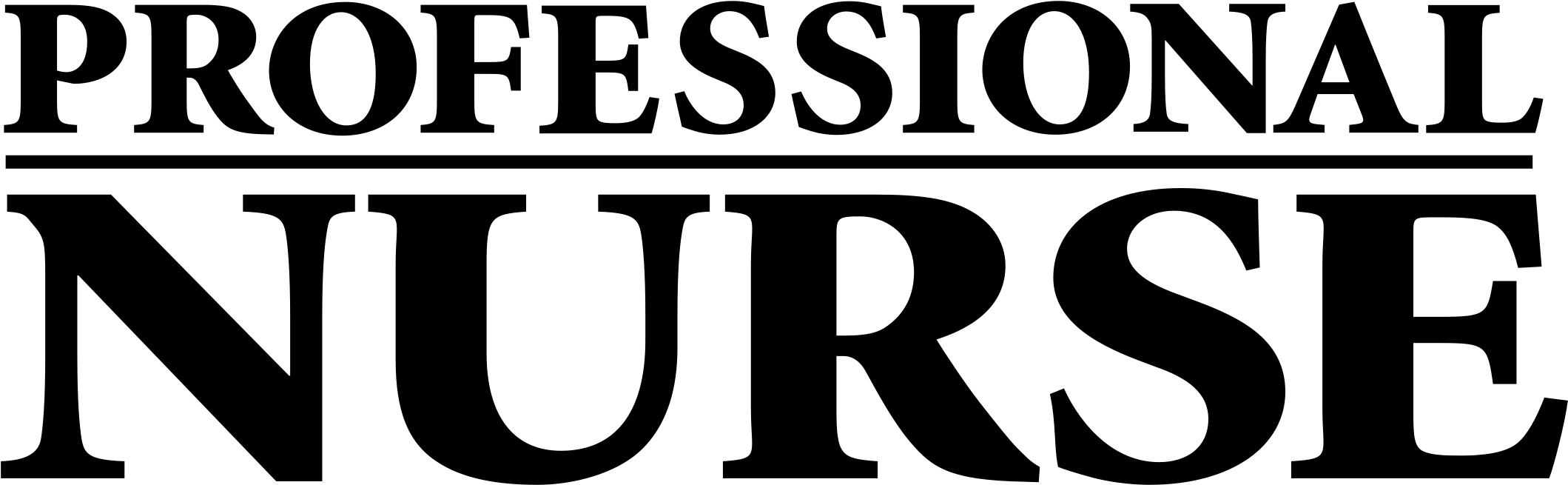 Professional Nurse Logo Black And White - Black Nurse Logo Clipart (2400x2400), Png Download