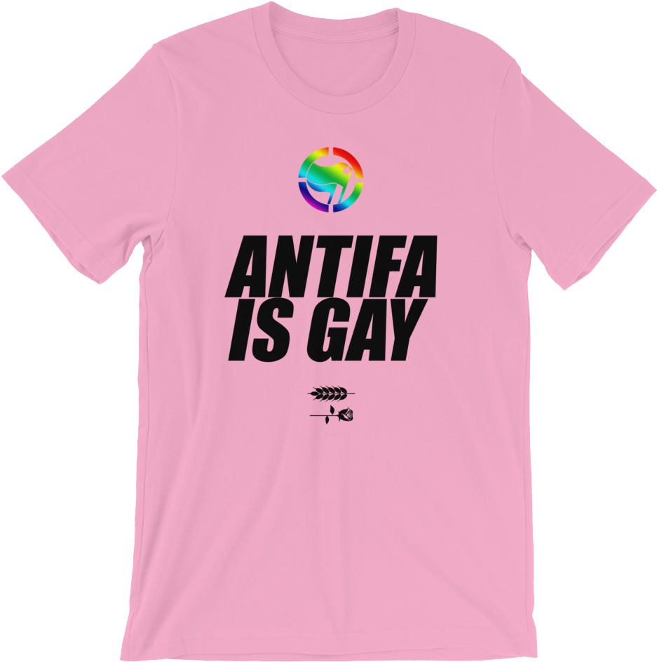 Antifa Is Gay Tee - Giro D Italia Tshirt Clipart (1000x1000), Png Download