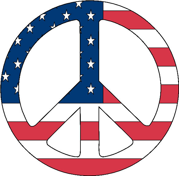 Scalable Vector Graphics Us Flag Peace Symbol Scallywag - Peace Symbols Clipart (777x1006), Png Download