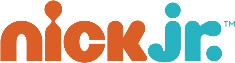 Logo, Nick Jr, Television, Text, Orange Png Image With Clipart (1000x563), Png Download