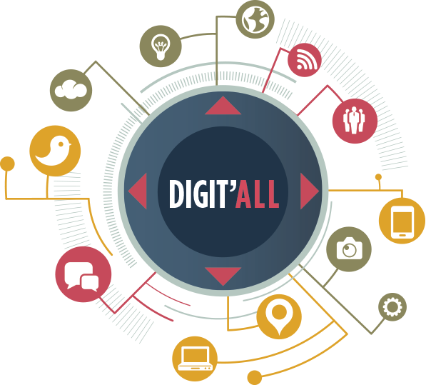 Learn With Digit'all And Boost Your Digital Culture - Accorhotels Digital Clipart (597x539), Png Download